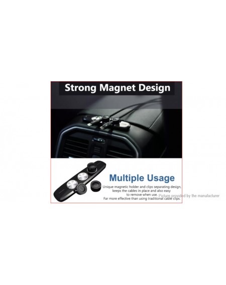 Cable Organizer Wire Management Magnetic Cable Clip