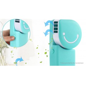Smiling Face Pattern USB Handheld Air Conditioning Fan