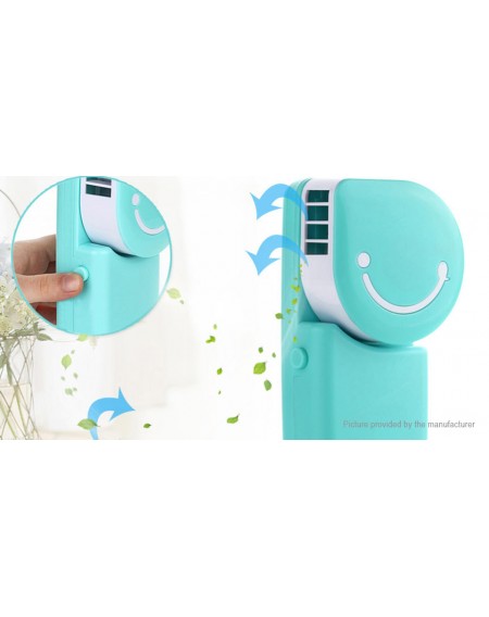 Smiling Face Pattern USB Handheld Air Conditioning Fan