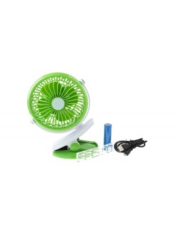 USB / Battery Powered Clip-on Mini Cooling Fan