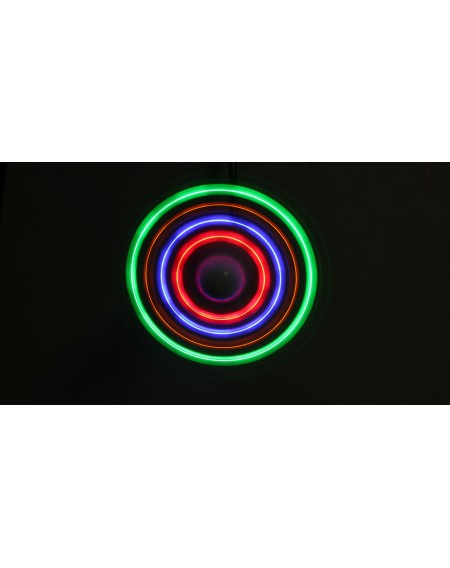 USB Powered Cooling Digital Graphic Fan w/ Colorful LED lights