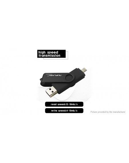 NUIFLASH NF-M230 High Speed USB 2.0/Micro-USB Flash Drive (128GB)