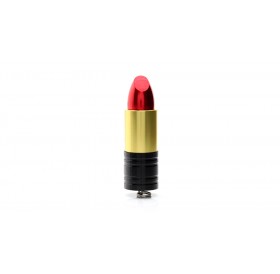 Lipstick Style USB Flash/Jump Drive - Red (4GB)