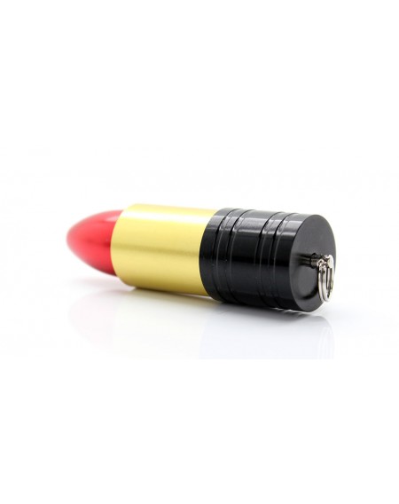 Lipstick Style USB Flash/Jump Drive - Red (4GB)