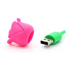 Rose Flower USB Flash/Jump Drive (16GB)
