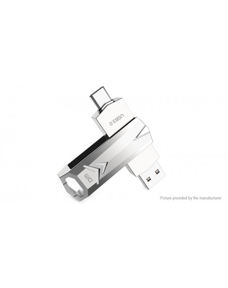 DM PD098 Portable USB 3.0/USB-C Flash Drive (64GB)