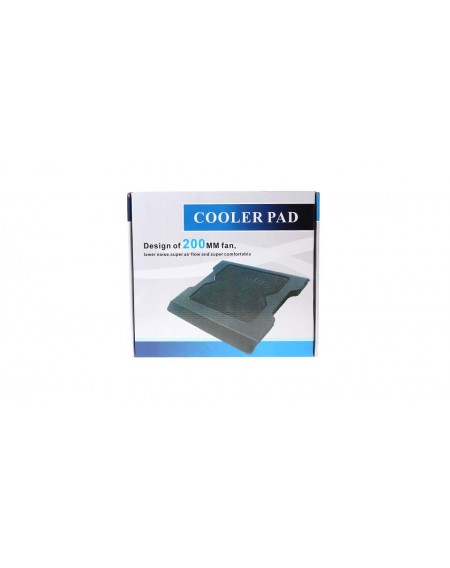 USB Powered Notebook Cooling Pad Heat Sink Cooler with Blue LED Light for Laptop