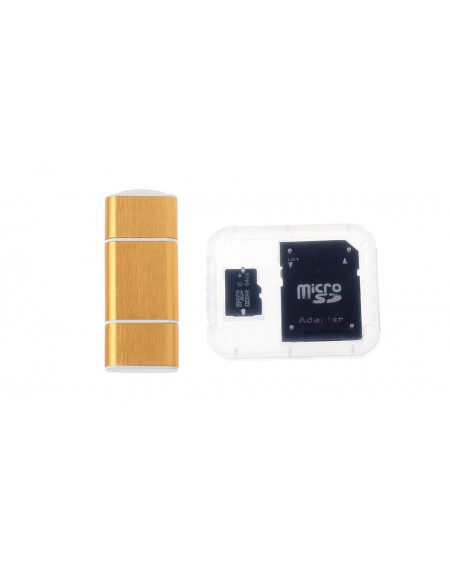 Micro-USB OTG MicroSD Memory Card Reader w/ Card Adapter