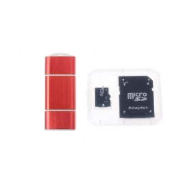 2GB microSD Memory Card w/ Card Adapter and 2-in-1 Card Reader