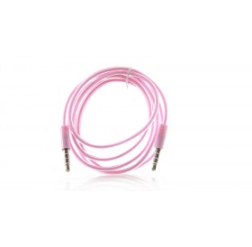 3.5MM Male-Male Audio Cable - Pink (100cm)